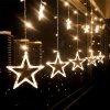 Vianočná LED svetelná clona - hviezdy, do zásuvky, biela TBD048939801D Vianočná LED svetelná clona - hviezdy, do zásuvky, biela TBD048939801D