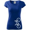 Bicykel na výšku - Dámske tričko Pure - XS ( Kráľovská modrá ) Bicykel na výšku - Dámske tričko Pure - XS ( Kráľovská modrá )