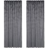 Looks by Wolfgang Joop Zamatový záves, 135 x 245 cm, 2 kusy (tmavosivá) (100390451) Looks by Wolfgang Joop Zamatový záves, 135 x 245 cm, 2 kusy (tmavosivá) (100390451)