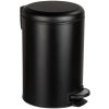 Wenko | WENKO 54913100 - Odpadkový kôš LEMAN 25x38 cm čierny | WE0258 Wenko | WENKO 54913100 - Odpadkový kôš LEMAN 25x38 cm čierny | WE0258