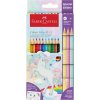 Pastelky Faber-Castell Colour Grip set 10+3 Sparkle - Unicorn Pastelky Faber-Castell Colour Grip set 10+3 Sparkle - Unicorn