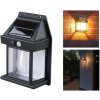 Solight LED solárna lampáš nástenná, teplá biela, 12x17cm, čierna Solight LED solárna lampáš nástenná, teplá biela, 12x17cm, čierna