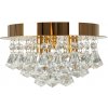 Krištáľové STROPNÉ SVIETIDLO Zlatý luster Glamour do obývačky G9 Krištáľové STROPNÉ SVIETIDLO Zlatý luster Glamour do obývačky G9