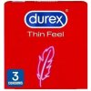 Durex Feel Thin Classic kondóm sa stenčenú stenou pre vyššiu citlivosť, nominálna šírka 56 mm 3 kusy