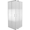 MEXEN - Rio sprchovací kút štvorec 90x90 cm prúžky, chróm 860-090-090-01-20 MEXEN - Rio sprchovací kút štvorec 90x90 cm prúžky, chróm 860-090-090-01-20