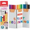 STABILO point 88 Zick-Zack deskset, 18 farieb STABILO point 88 Zick-Zack deskset, 18 farieb