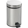 AQUALINE SIMPLE LINE odpadkový kôš okrúhly 3 l, leštený nerez 27103 AQUALINE SIMPLE LINE odpadkový kôš okrúhly 3 l, leštený nerez 27103