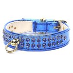 Doggie Fashion obojok Claudia s kamínky modrý