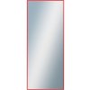 DANTIK - Zrkadlo v rámu, rozmer s rámom 50x120 cm z lišty Hliník červená (7001098) DANTIK - Zrkadlo v rámu, rozmer s rámom 50x120 cm z lišty Hliník červená (7001098)