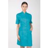 Dámske zdravotnícke šaty so stojačikom M-141TK, tyrkysová (Zdravotnícke oblečenie) Dámske zdravotnícke šaty so stojačikom M-141TK, tyrkysová (Zdravotnícke oblečenie)