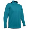 Pánska golfová mikina Under Armour Sweater Fleece M Modrá/Zelená Pánska golfová mikina Under Armour Sweater Fleece M Modrá/Zelená