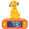 Lexibook budík Simba se svítící figurkou - Lexibook budík Simba se svítící figurkou -