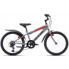 Detský bicykel CTM SCOOBY 1.0 2025 matná šedá / neónová červená Detský bicykel CTM SCOOBY 1.0 2025 matná šedá / neónová červená