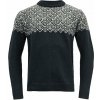 Vlněný svetr DEVOLD Bjornoya Wool Sweater - Ink / Offwhite Velikost: XL Vlněný svetr DEVOLD Bjornoya Wool Sweater - Ink / Offwhite Velikost: XL