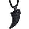 Pánsky náhrdelník Tesák Čierna HR20483 Pánsky náhrdelník Tesák Čierna HR20483