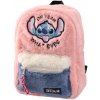 Detský batoh plyšový - Stitch ružový Detský batoh plyšový - Stitch ružový