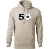Futbal okrúhle narodeniny 50 - Mikina pánska Cape s kapucňou - M ( Ľadovo sivá ) Futbal okrúhle narodeniny 50 - Mikina pánska Cape s kapucňou - M ( Ľadovo sivá )