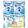 France Lait 2 so železom + DHA 6-12 mesiacov 4x400g + Linteo Baby Premium Midi jednorázové plienky France Lait 2 so železom + DHA 6-12 mesiacov 4x400g + Linteo Baby Premium Midi jednorázové plienky