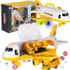 Ikonka Transportné lietadlo + 3 autá stavebné vozidlá Ikonka Transportné lietadlo + 3 autá stavebné vozidlá