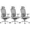 MERCURY 3PACK Kancelárska stolička ARTEA sivá (3 ks) MERCURY 3PACK Kancelárska stolička ARTEA sivá (3 ks)