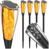 ECOLIGHT 4x Solárna LED lampa s pochodňou, tyčinkou, plameňom a ohňom 65 cm PREMIUM ECOLIGHT 4x Solárna LED lampa s pochodňou, tyčinkou, plameňom a ohňom 65 cm PREMIUM