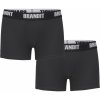 Brandit Boxershorts Logo 2er Pack black/black