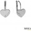MOZA gold Náušnice srdiečko MG2010 Farba Zlata: biele Au MOZA gold Náušnice srdiečko MG2010 Farba Zlata: biele Au