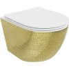 Mexen Lena, závesná toaletná misa 480x360x355 mm, biela - zlatý vzor, 30224008 Mexen Lena, závesná toaletná misa 480x360x355 mm, biela - zlatý vzor, 30224008
