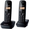Panasonic KX-TG1612FXH, bezdrát. telefon, 2 sluchátka Panasonic KX-TG1612FXH, bezdrát. telefon, 2 sluchátka