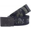 Pánsky opasok Meatfly Corridor čierna/zelená One Size Pánsky opasok Meatfly Corridor čierna/zelená One Size