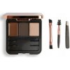 Makeup Revolution Brow Sculpt Kit sada pre dokonalé obočie Dark 2,2 g Makeup Revolution Brow Sculpt Kit sada pre dokonalé obočie Dark 2,2 g