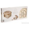 Ugears 3D drevené mechanické puzzle Šperkovnica Ugears 3D drevené mechanické puzzle Šperkovnica