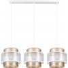 Belis | Luster na lanku GABI 3xE27/60W/230V zlatá/biela | BE0799 Belis | Luster na lanku GABI 3xE27/60W/230V zlatá/biela | BE0799