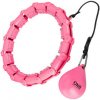 ONE FITNESS Masážna hula hoop OHA02 so závažím ružová ONE FITNESS Masážna hula hoop OHA02 so závažím ružová