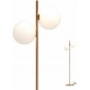 REDO 01-2651 TALIS stojacia lampa V1700mm 2xE27 zlatá, biela REDO 01-2651 TALIS stojacia lampa V1700mm 2xE27 zlatá, biela