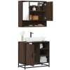 vidaXL 2-dielna sada kúpeľňového nábytku, hnedý dub, kompozitné drevo vidaXL 2-dielna sada kúpeľňového nábytku, hnedý dub, kompozitné drevo