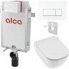 Sada Alcadrain pre montáž na stenu, WC Mio, sedadlo s tlačidlom, biela matná M576 KAE148 1 set Sada Alcadrain pre montáž na stenu, WC Mio, sedadlo s tlačidlom, biela matná M576 KAE148 1 set