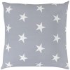 Kvalitex obliečka na vankúš hladká bavlna Delux stars sivé 45x60