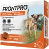 Frontpro S 28mg žuvacie tablety pre psy proti kliešťom a blchám >4–10kg 3 tbl