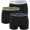 Karl Lagerfeld organic cotton logo black with indigo & blu mood waist