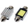 LED 12V 1,78W 3x SMD s chladičem bílá 5600k (patice SV8,5 délka 36 mm) kompatibilní s CAN-BUS (blistr 2 ks) bez homologace 9900413L LED 12V 1,78W 3x SMD s chladičem bílá 5600k (patice SV8,5 délka 36 mm) kompatibilní s CAN-BUS (blistr 2 ks) bez homologace 9900413L
