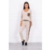 Dámska tepláková súprava 0068 - béžová Uni Dámska tepláková súprava 0068 - béžová Uni