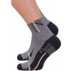 Členkové ponožky so zosilneným chodidlom pre mužov Steven 41040 sivá veľkosť 38-40 Členkové ponožky so zosilneným chodidlom pre mužov Steven 41040 sivá veľkosť 38-40