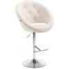 Barová stolička London V2 látka chróm, krémová Barová stolička London V2 látka chróm, krémová