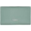SEGALI Dámska kožená peňaženka SG-27074 zelená SEGALI Dámska kožená peňaženka SG-27074 zelená