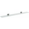 Sapho X-SQUARE sklenená polička 800mm, chróm/čiré sklo XQ009-17 Sapho X-SQUARE sklenená polička 800mm, chróm/čiré sklo XQ009-17
