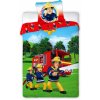 Detská posteľná bielizeň Faro Požiarnik Sam 160 x 200 cm viacfarebná Detská posteľná bielizeň Faro Požiarnik Sam 160 x 200 cm viacfarebná