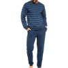 Cornette pánske pyžamo 117/235 LOOSE 11 prúžky jeans