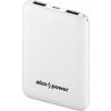 PowerBank AlzaPower Onyx 5000mAh biela (APW-PBO05W) PowerBank AlzaPower Onyx 5000mAh biela (APW-PBO05W)