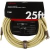 Fender Deluxe Series 25' Instrument Cable Tweed Angled Fender Deluxe Series 25' Instrument Cable Tweed Angled